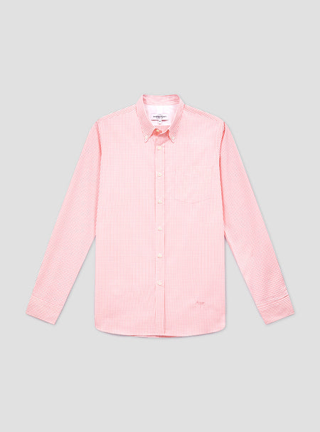 Pink Gingham Check Shirt